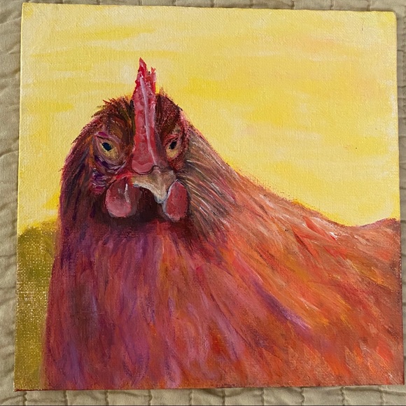 Other - Original Painting Morning Sunshine 8x8 Acrylic On Art Board